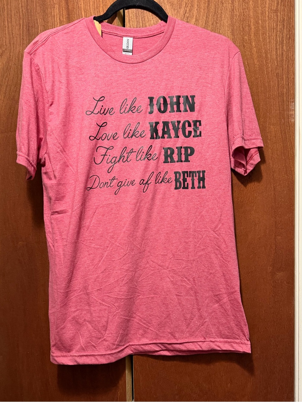 Women's Pink Graphic Tee - Yellowstone